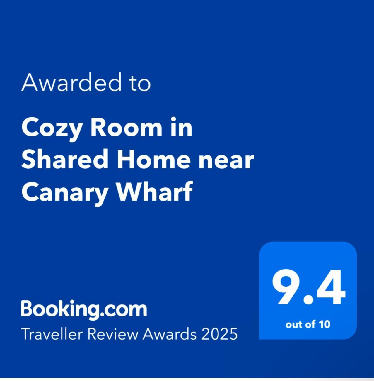 Cozy Room In Shared Home Near Canary Wharf 伦敦 外观 照片